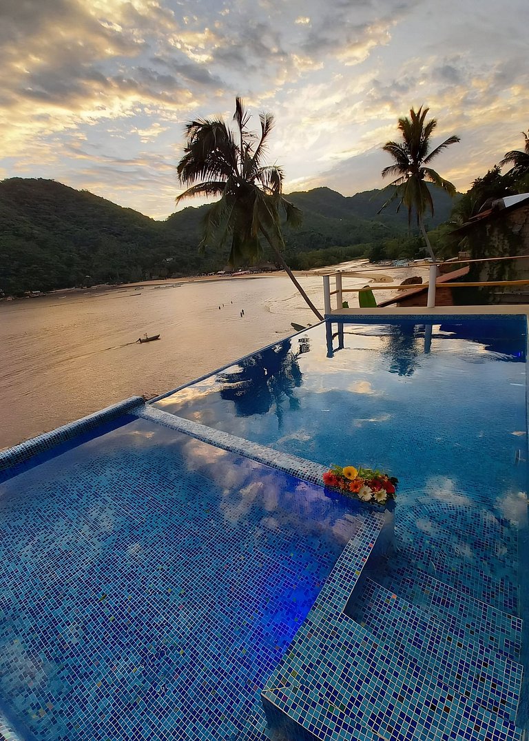 Villas Santa Cecilia Oceanfront villa in Yelapa