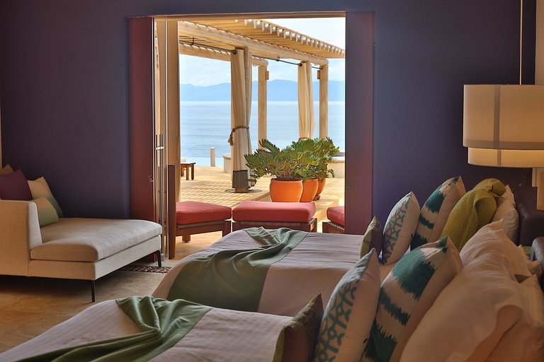 Villa en Punta de Mita sobre la playa