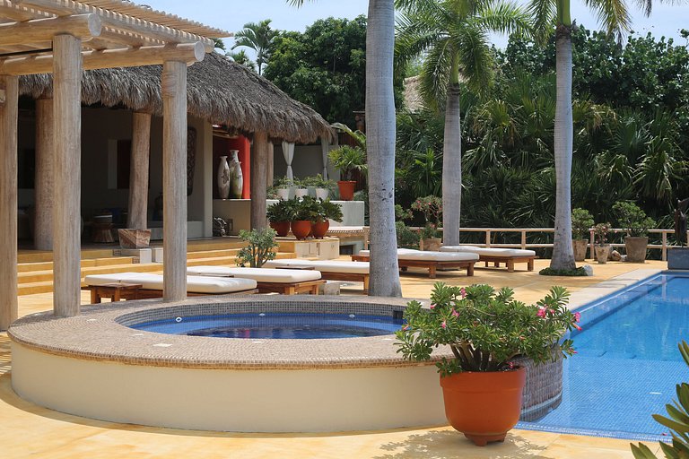 Villa en Punta de Mita sobre la playa