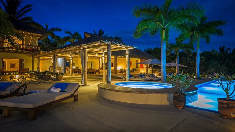 Villa en Punta de Mita sobre la playa
