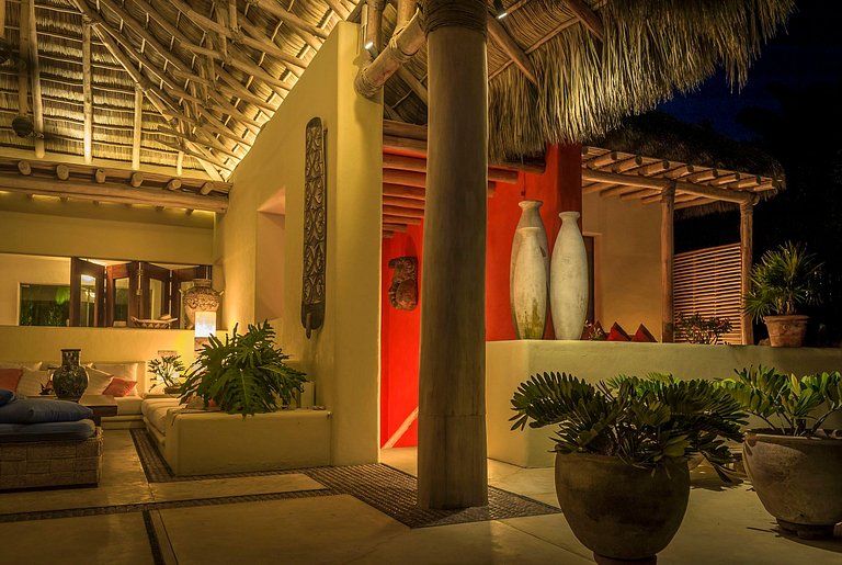 Villa en Punta de Mita sobre la playa
