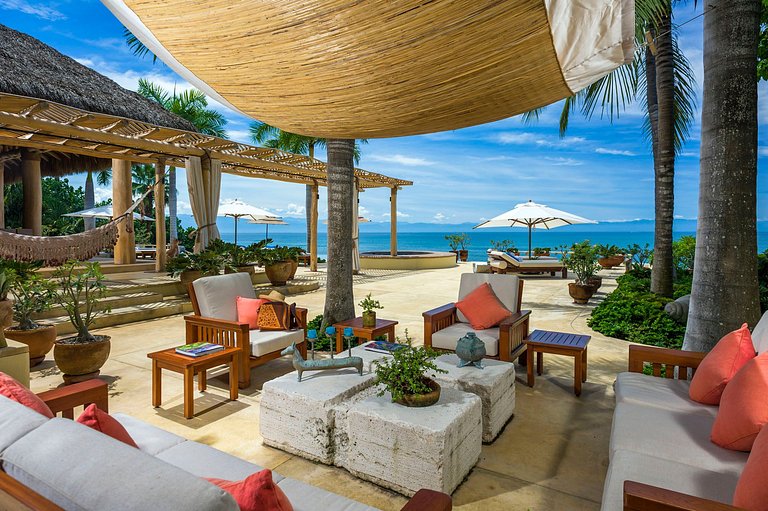 Villa en Punta de Mita sobre la playa
