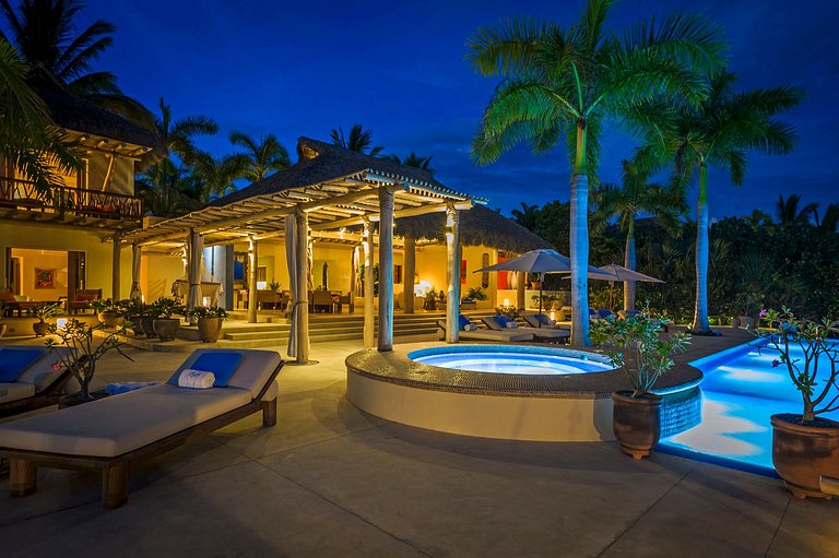 Villa en Punta de Mita sobre la playa